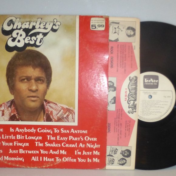 Charly's Best CHARLY PRIDE Vinyl LP Record Tee Vee RCA #TA-1034 - Picture 1 of 4